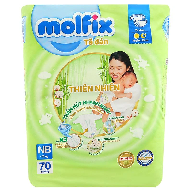 Combo sơ sinh 9 món Molfix 3