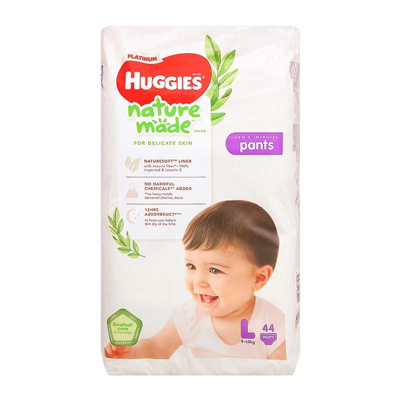 Combo 2 tã quần Huggies Platinum nature made siêu cao cấp size M 58 miếng/bịch (6 - 11 kg) - Giao bao bì ngẫu nhiên 34