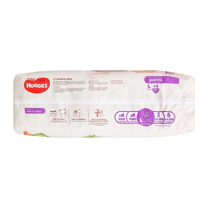 Combo 2 tã quần Huggies Platinum nature made siêu cao cấp size M 58 miếng/bịch (6 - 11 kg) - Giao bao bì ngẫu nhiên 36