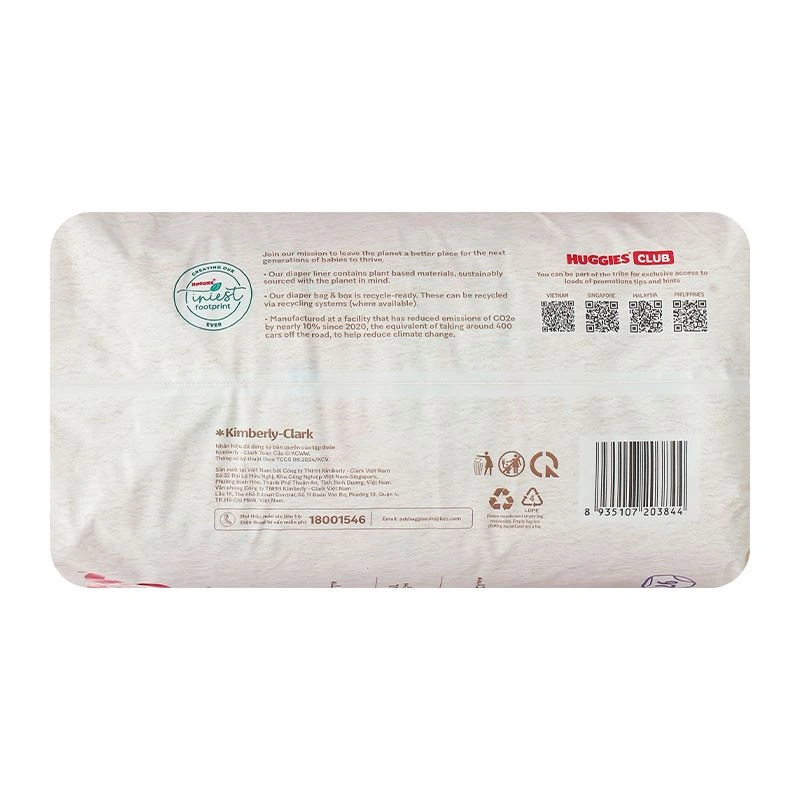 Tã quần Huggies Nature made size L 44 miếng (9 - 14 kg) 43