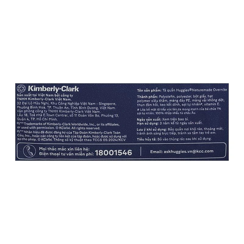Tã quần Huggies Nature made Overnite size XXL 26 miếng (Trên 15 kg) 13
