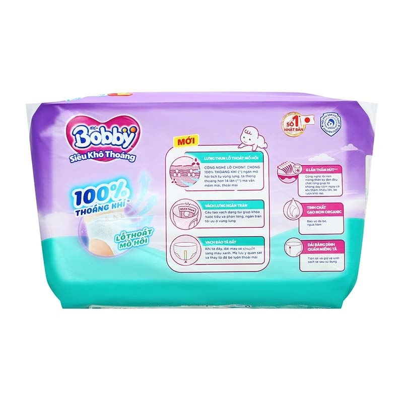 Tã quần Bobby size L 36 + 2 miếng (9 - 14 kg) - Giao bao bì ngẫu nhiên 5