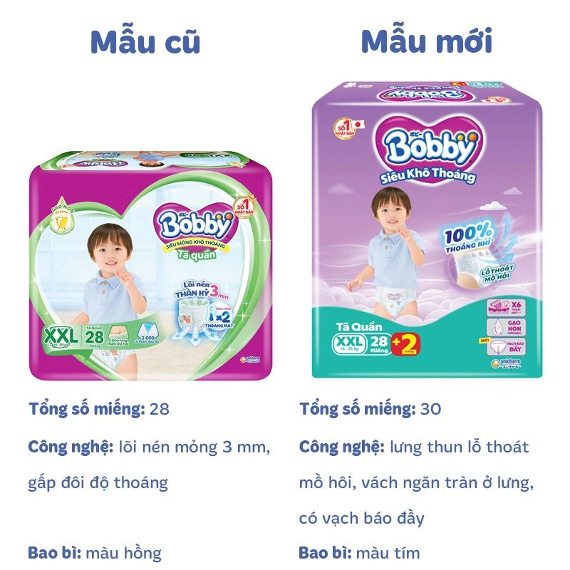 Tã quần Bobby size L 36 + 2 miếng (9 - 14 kg) - Giao bao bì ngẫu nhiên 17