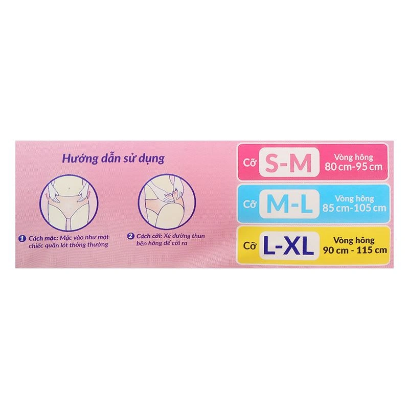 Băng quần ban đêm Diana chống tràn size M-L 5 miếng - Giao bao bì ngẫu nhiên 9