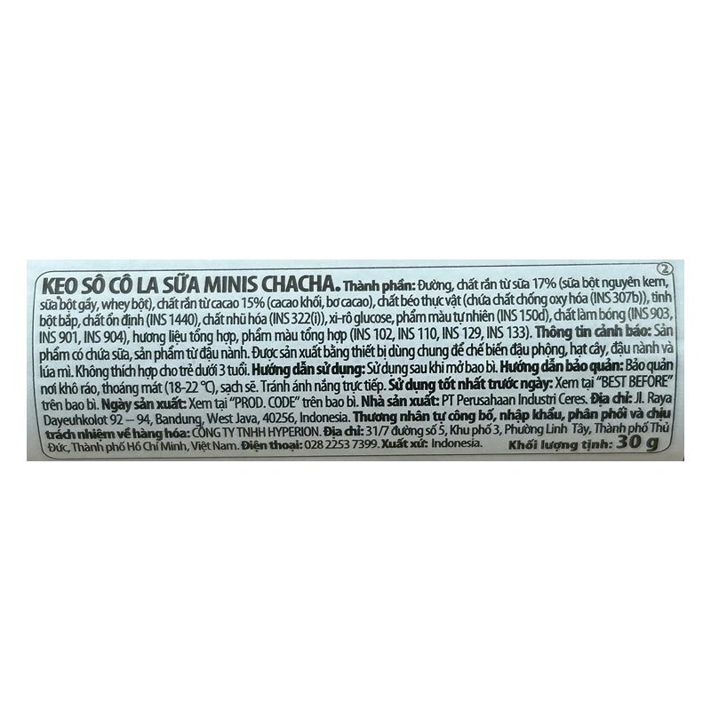 Kẹo socola ChaCha Minis ống 30g (từ 3 tuổi) - Màu ngẫu nhiên 4