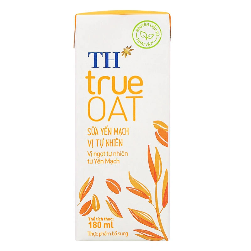 Lốc 4 hộp sữa yến mạch TH true Oat 180 ml (từ 2 tuổi) 6
