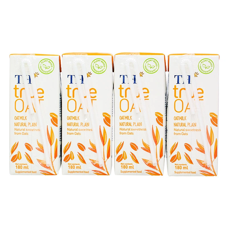 Lốc 4 hộp sữa yến mạch TH true Oat 180 ml (từ 2 tuổi) 17