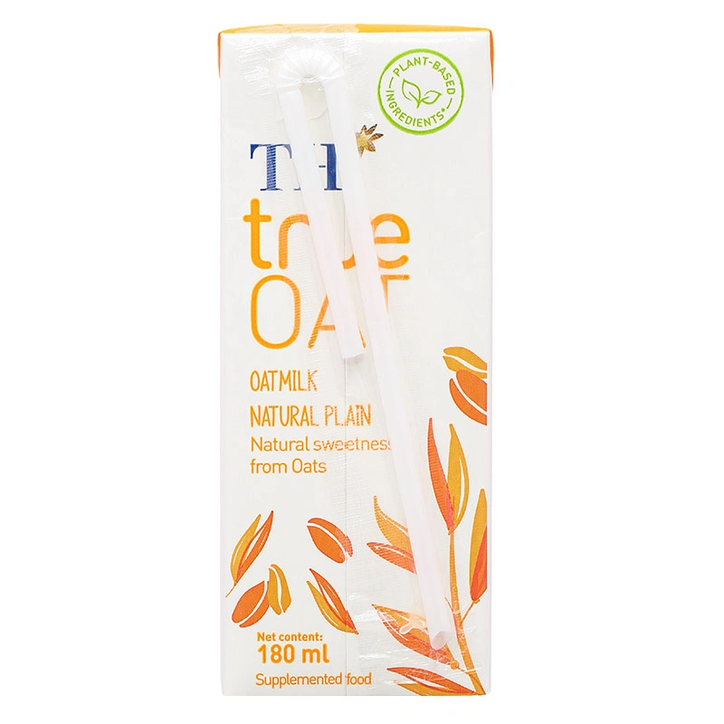 Lốc 4 hộp sữa yến mạch TH true Oat 180 ml (từ 2 tuổi) 20