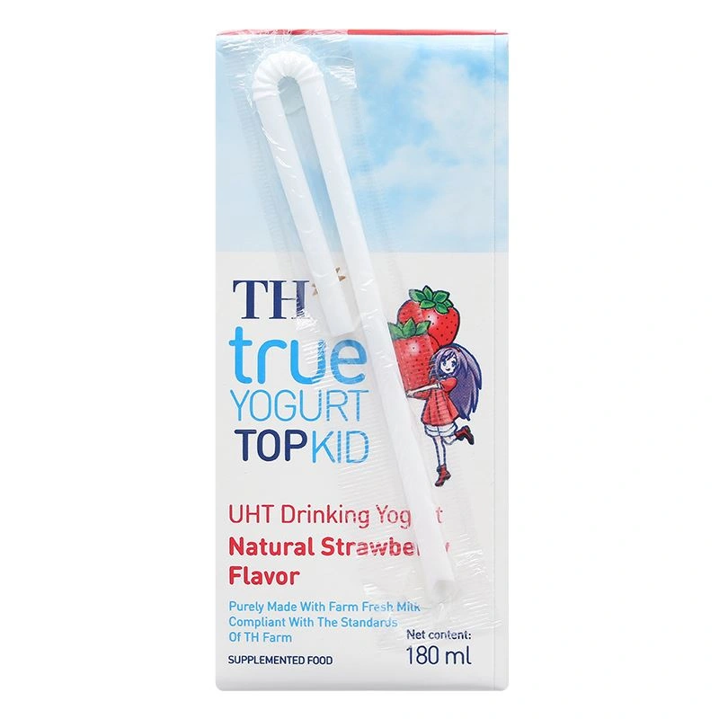 Lốc 4 hộp sữa chua uống tiệt trùng TH true YOGURT TOPKID vị dâu 180 ml (từ 2 tuổi) - Giao bao bì ngẫu nhiên 7