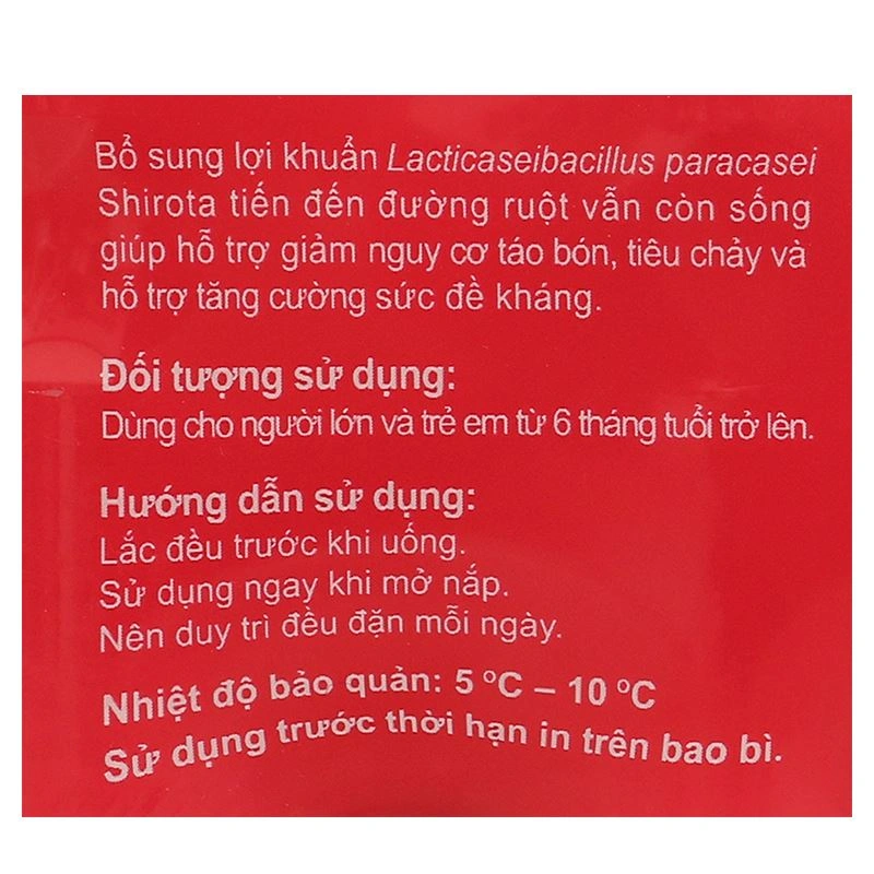 Lốc 5 chai sữa chua uống lên men Yakult 65 ml (từ 6 tháng) - Giao bao bì ngẫu nhiên 10