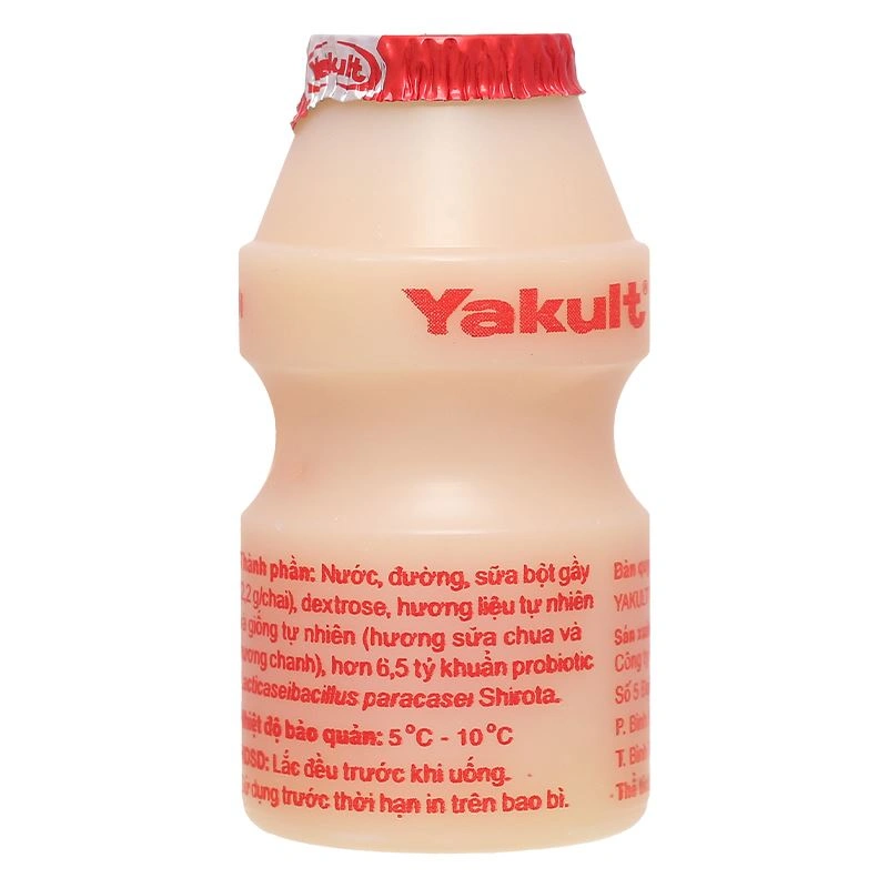 Lốc 5 chai sữa chua uống lên men Yakult 65 ml (từ 6 tháng) - Giao bao bì ngẫu nhiên 6