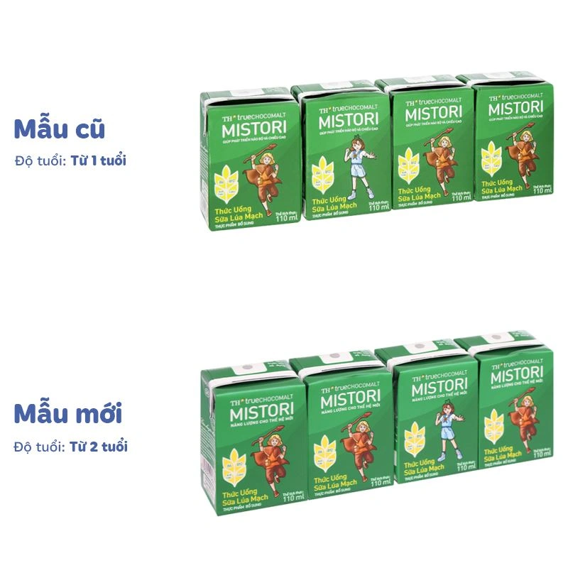 Thùng 48 hộp thức uống lúa mạch TH true Chocomalt Mistori 110 ml (từ 2 tuổi) - Giao bao bì ngẫu nhiên 15