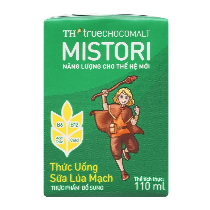 Thùng 48 hộp thức uống lúa mạch TH true Chocomalt Mistori 110 ml (từ 2 tuổi) - Giao bao bì ngẫu nhiên 9