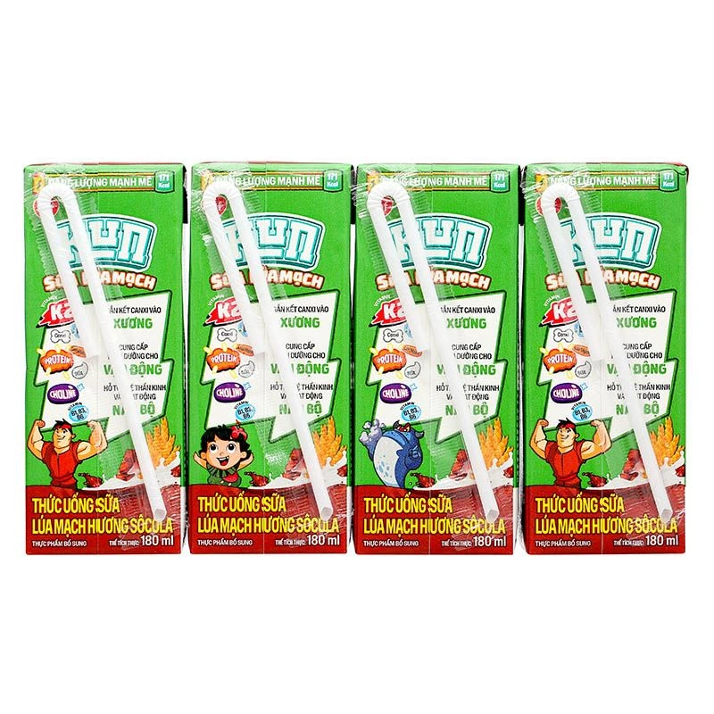 Thùng 48 hộp thức uống lúa mạch socola LiF Kun 180 ml (từ 2 tuổi) - Giao bao bì ngẫu nhiên 10