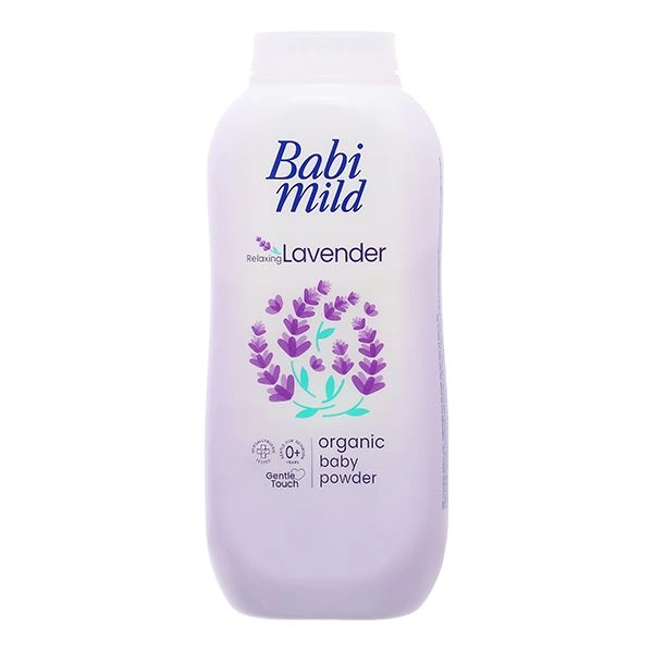Phấn thơm dưỡng ẩm cho bé Babi Mild Lavender - Giao bao bì ngẫu nhiên