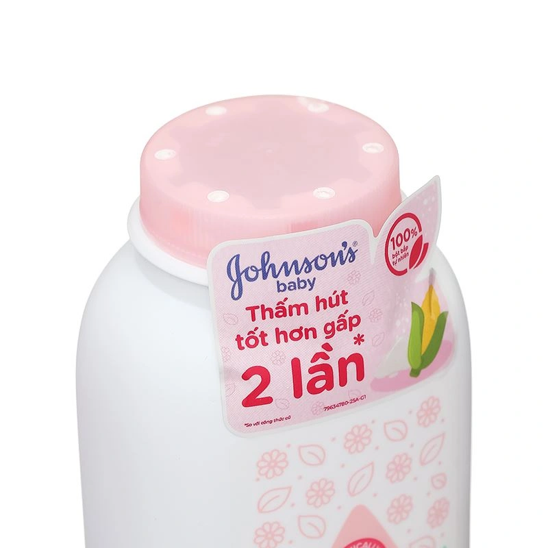 Phấn thơm cho bé Johnson's Baby Blossoms Cornstarch 500g 8