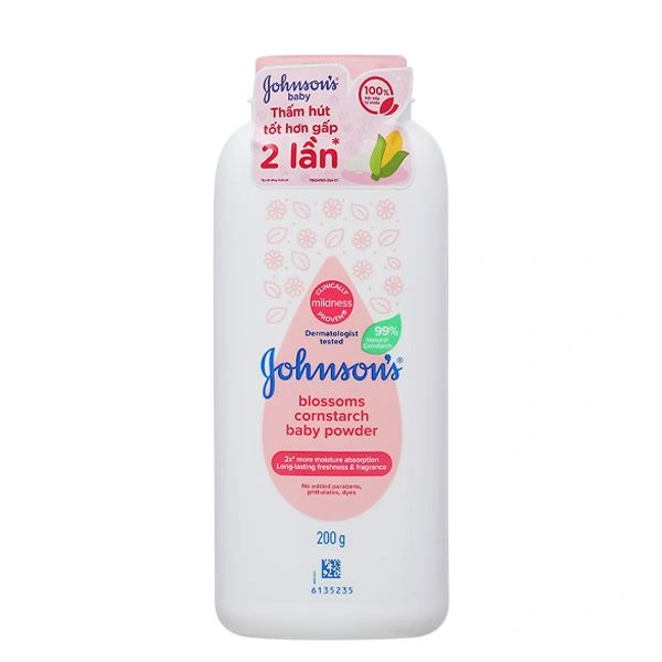 Phấn thơm cho bé Johnson's Baby Blossoms Cornstarch
