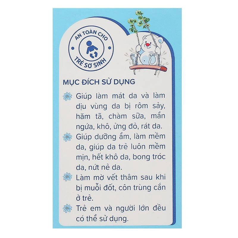 Kem làm dịu và ngừa hăm ngứa cho bé Ích Nhi 30g 10