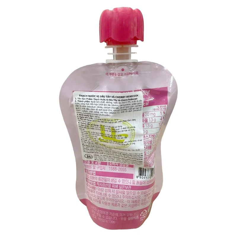Nước trái cây có thạch BeBecook vị quýt 100g (từ 1 tuổi) 5