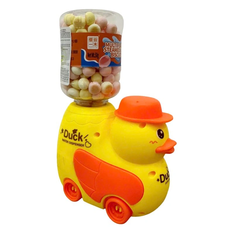 Bánh quy đồ chơi bình nước vịt có mũ Steamed nhiều vị hũ 50g (từ 1 tuổi) 2