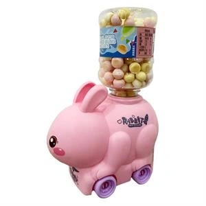 Bánh quy đồ chơi bình nước rabbit hồng Steamed nhiều vị hũ 50g (từ 1 tuổi) 1