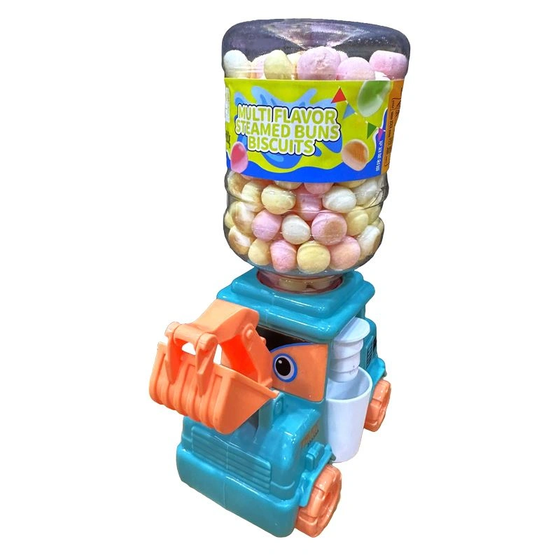Bánh quy đồ chơi bình nước xe máy xúc Steamed nhiều vị hũ 50g (từ 1 tuổi) - Màu ngẫu nhiên 2