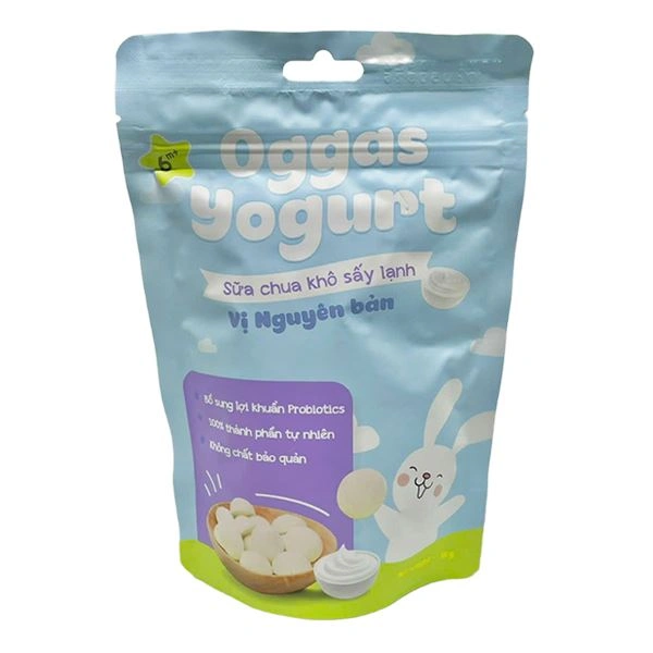 Sữa chua khô sấy lạnh vị nguyên bản Oggas Yogurt gói 18g (từ 6 tháng) 1