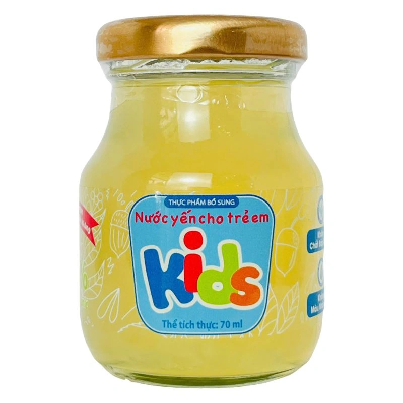 Hộp 4 hũ nước yến sào Yan Nest Kids 70 ml (từ 1 tuổi) 4