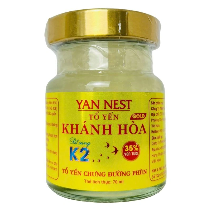 Hộp 6 hũ tổ yến chưng đường phèn Yan Nest 70 ml (từ 2 tuổi) 4