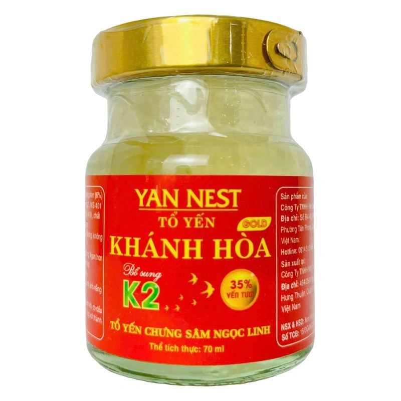 Hộp 6 hũ tổ yến chưng sâm Ngọc Linh Yan Nest 70 ml (từ 2 tuổi) 4