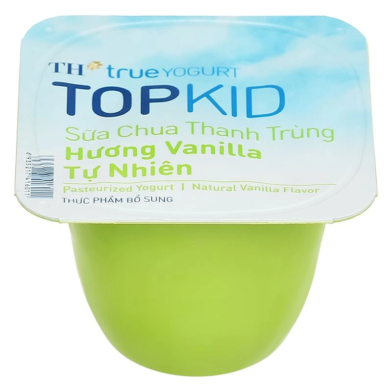 Lốc 4 hộp sữa chua thanh trùng TH true YOGURT TOPKID vị chuối, lúa mạch 60g (từ 2 tuổi) - Giao bao bì ngẫu nhiên 10