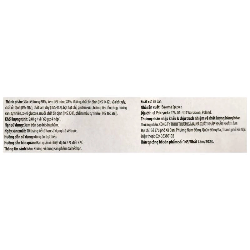 Lốc 4 hũ váng sữa Kidsmix Mixxi vị kem vani 60g (từ 6 tháng) 4