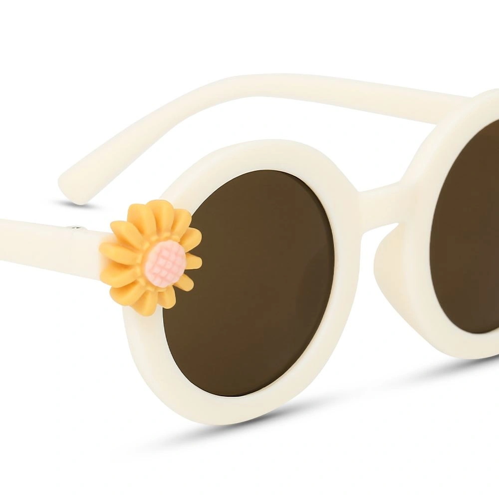 Mắt kính kèm kẹp tóc trắng bé gái HappyTime 514415 6