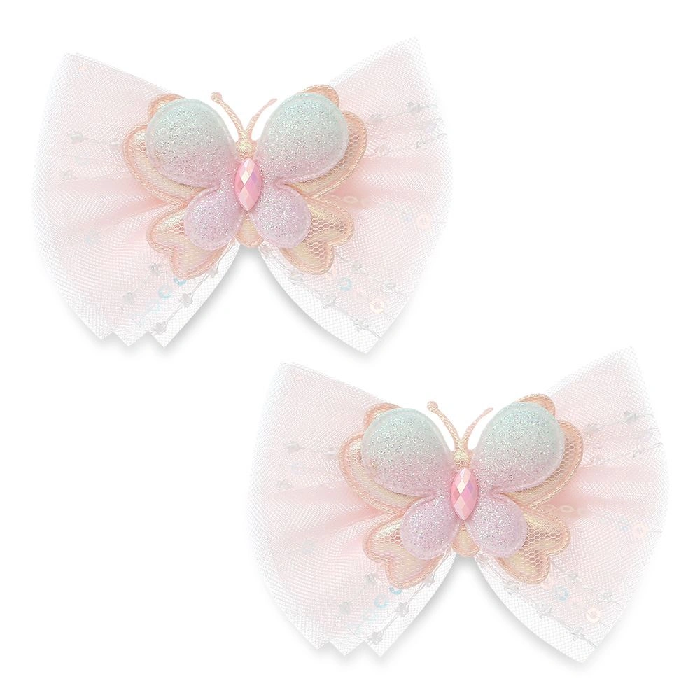 Mắt kính kèm kẹp tóc hồng bé gái HappyTime 514422 7