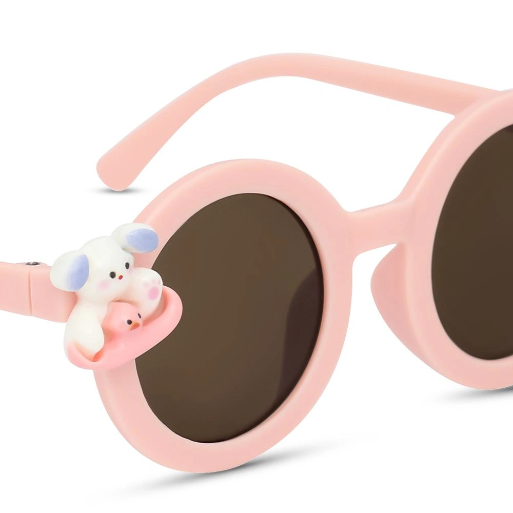 Mắt kính kèm kẹp tóc, cột tóc cam bé gái HappyTime 514453 6