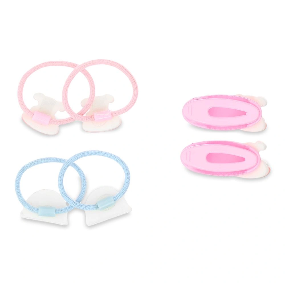 Mắt kính kèm kẹp tóc, cột tóc cam bé gái HappyTime 514453 8