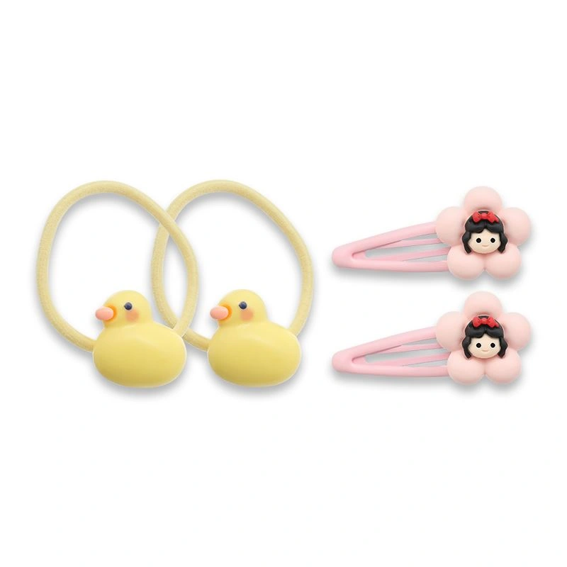 Mắt kính kèm cột tóc, kẹp tóc hồng bé gái HappyTime 516273 8