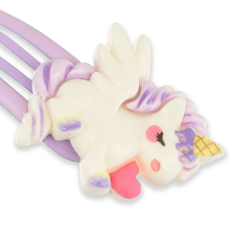 Mắt kính kèm cột tóc, kẹp tóc tím bé gái HappyTime 516280 12