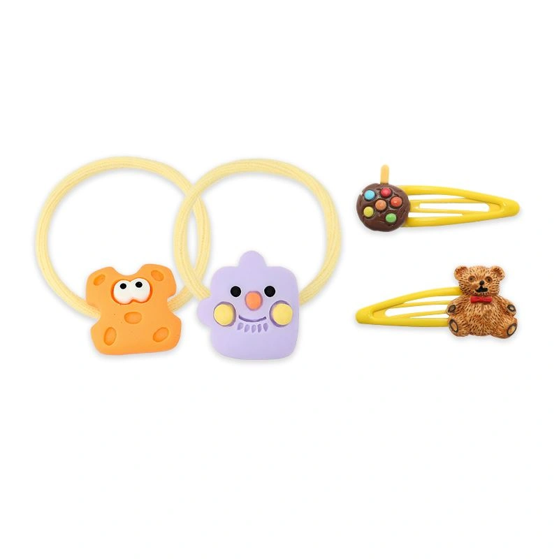 Mắt kính kèm cột tóc, kẹp tóc vàng bé gái HappyTime 516327 8