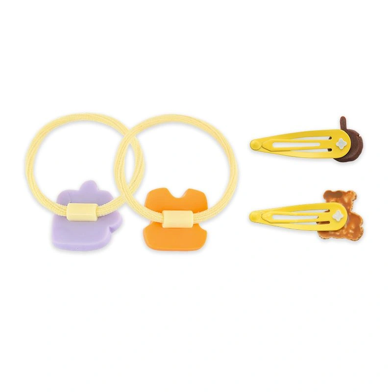 Mắt kính kèm cột tóc, kẹp tóc vàng bé gái HappyTime 516327 9