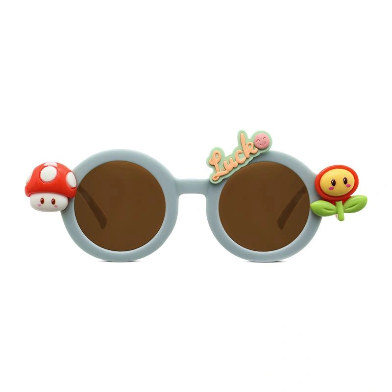 Mắt kính kèm cột tóc, kẹp tóc xanh dương bé gái HappyTime 516341 5