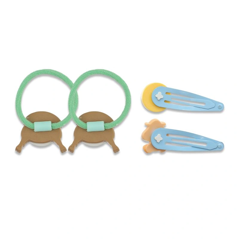 Mắt kính kèm cột tóc, kẹp tóc xanh dương bé gái HappyTime 516341 9