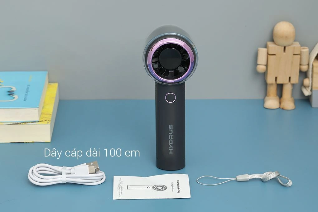 Quạt cầm tay mini Hydrus JF-79 - Vàng nhạt 25
