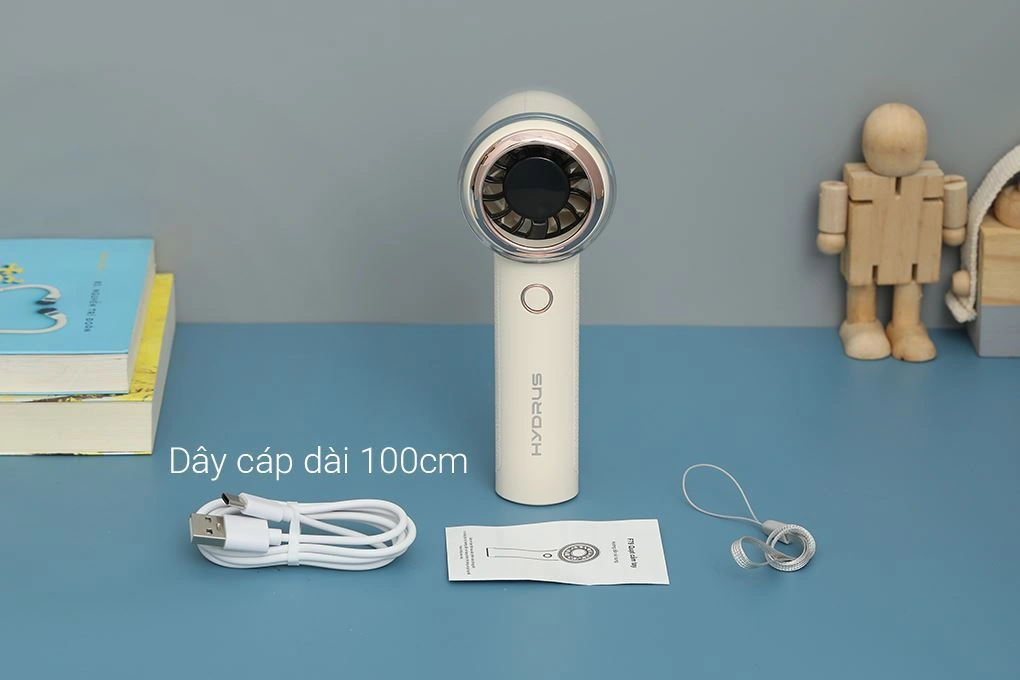 Quạt cầm tay mini Hydrus JF-79 - Vàng nhạt 12