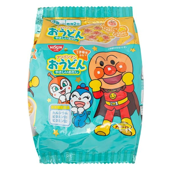 Mì ăn dặm hải sản Nissin Anpanman 90g (từ 1 tuổi) - Giao bao bì ngẫu nhiên 1