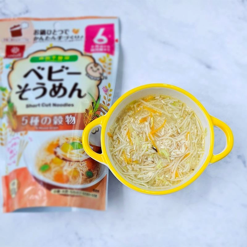 Mì somen ăn dặm mix rau củ Hakubaku 100g (từ 6 tháng) 14