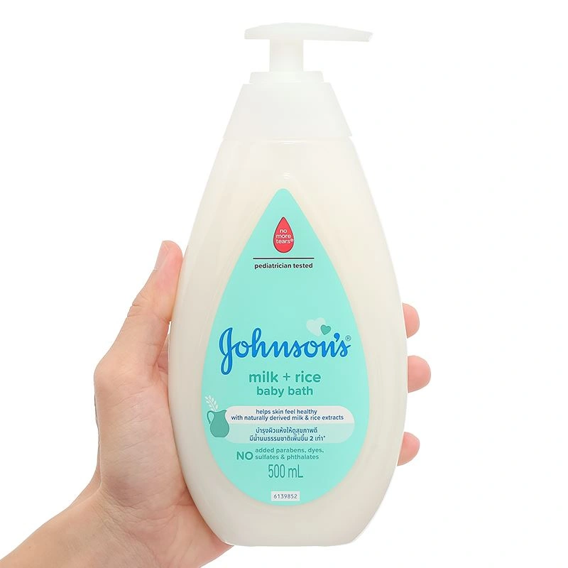 Sữa tắm cho bé Johnson's Baby chiết xuất gạo và sữa 500 ml (từ 1 tuổi) - Giao bao bì ngẫu nhiên 5