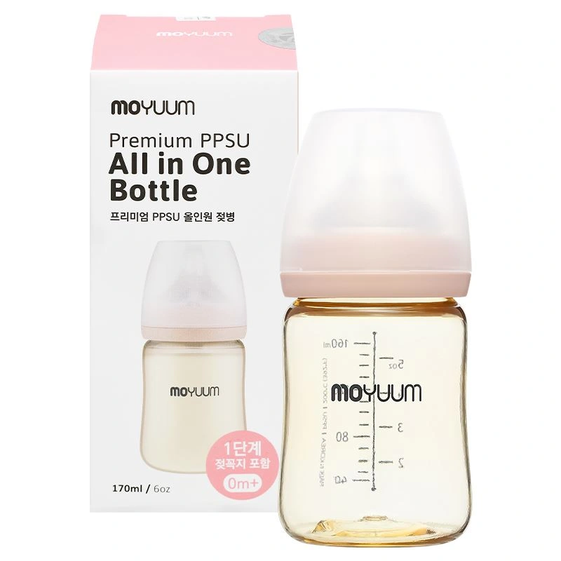 Bình sữa nhựa PPSU Moyuum cổ rộng 170 ml (0 - 2 tháng) 9