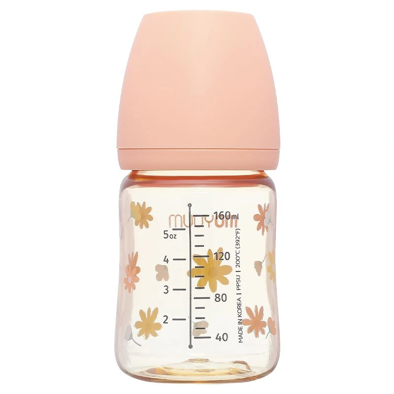 Bình sữa nhựa PPSU Moyuum cổ rộng 170 ml - Hình hoa cúc (0 - 2 tháng) 2