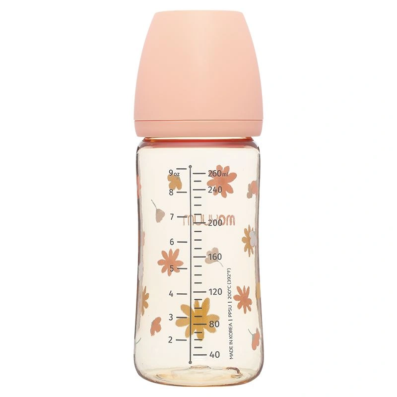 Bình sữa nhựa PPSU Moyuum cổ rộng 170 ml - Hình hoa cúc (0 - 2 tháng) 13